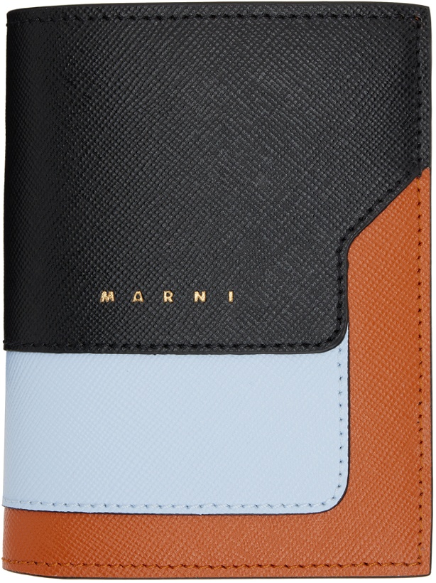 Photo: Marni Multicolor Leather Bifold Wallet