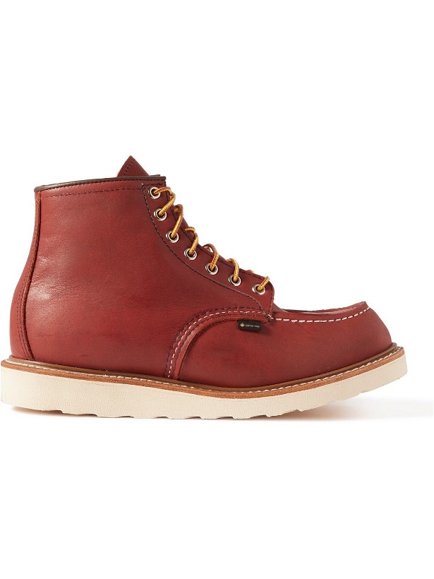 Photo: Red Wing Shoes - Classic Moc Leather Boots - Red