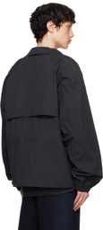 032c Navy You Tracksuit Jacket