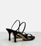 The Row Ella satin slingback sandals