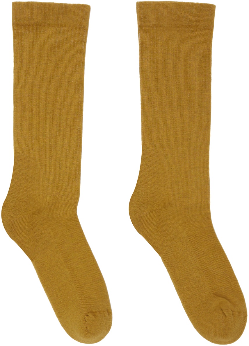 Photo: Rick Owens DRKSHDW Yellow 'Lido' Socks