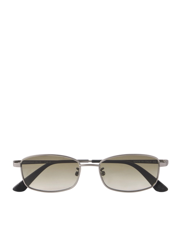 Photo: Our Legacy - Librarian Round-Frame Metal Sunglasses