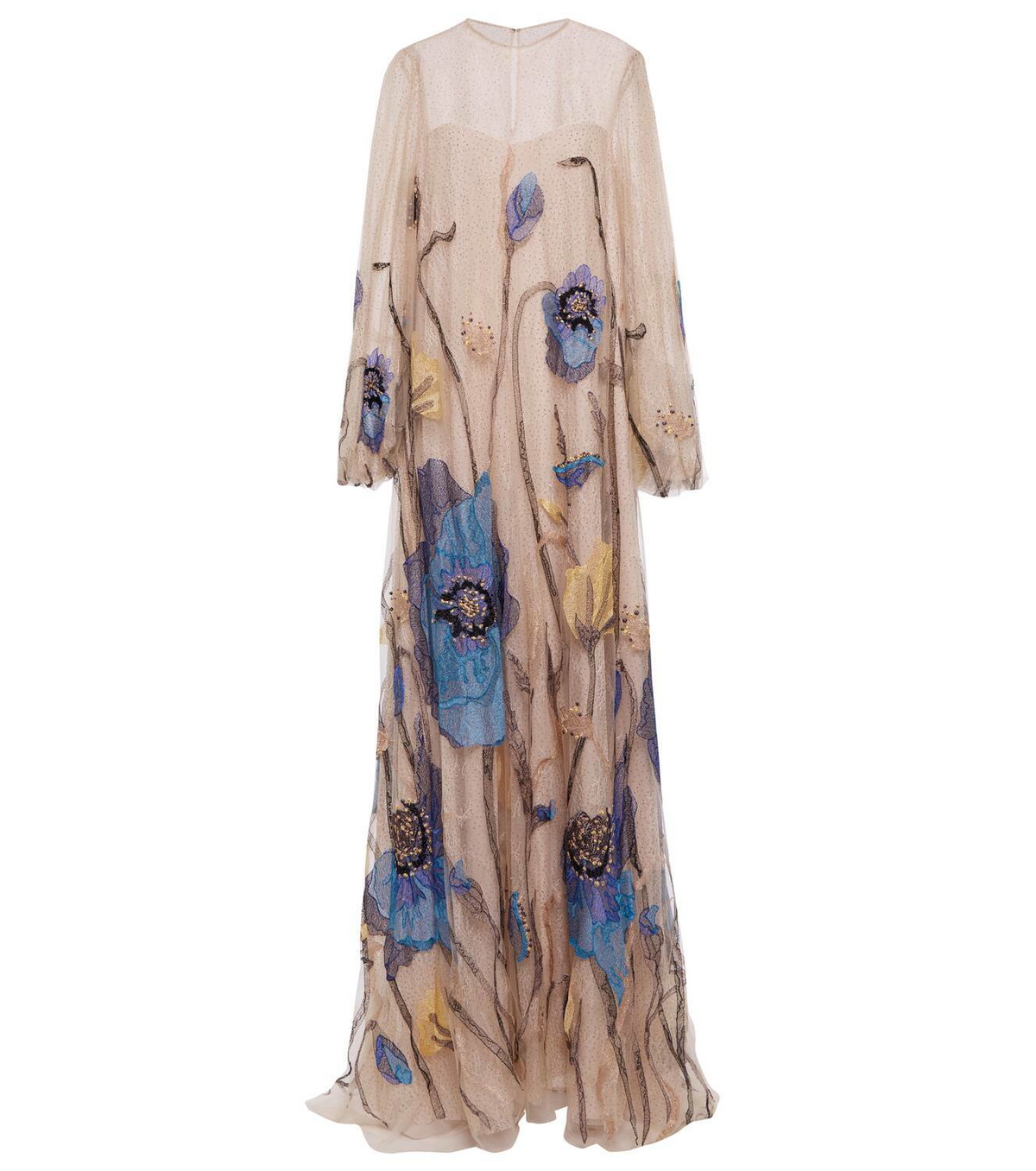 COSTARELLOS コスタレロス ワンピース Floral lace 955175 Floral lace gown in pink - Costarellos | Mytheresa