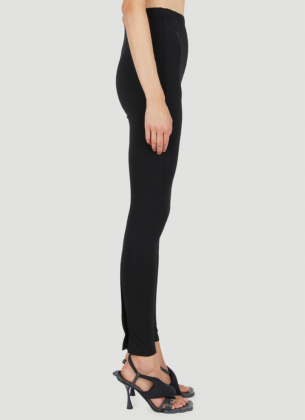 Zip Leggings in Black