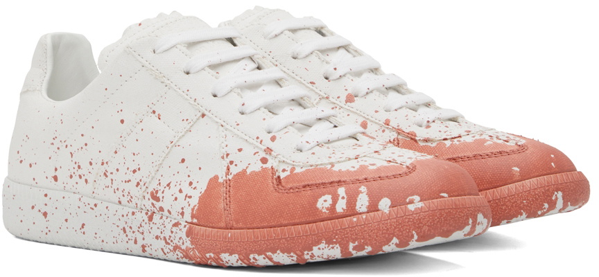 Maison Margiela スニーカー ピンク系 2007424J0131 Maison Margiela Pink Replica Sneakers Maison Margiela