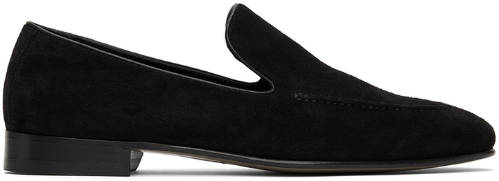 Photo: Manolo Blahnik Black Truro Loafers