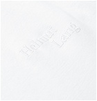 Helmut Lang - Logo-Embroidered Cotton-Jersey Tank Top - Men - White