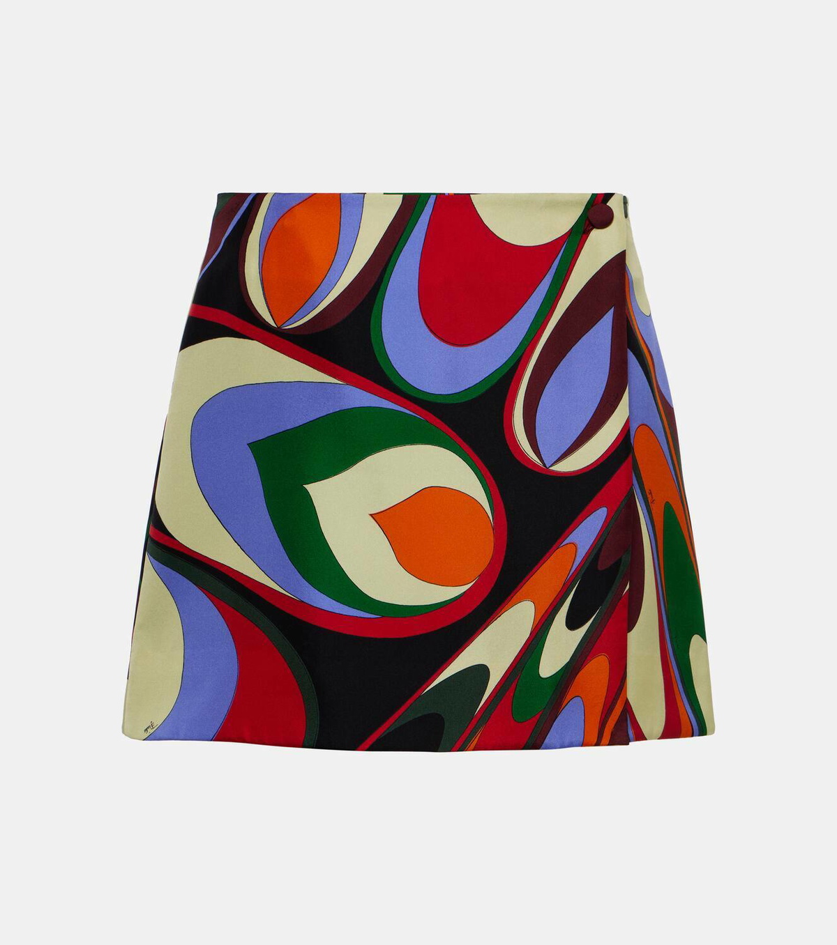 Pucci Onde silk twill miniskirt Emilio Pucci