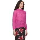 Prada Pink Mohair Oversized Sweater