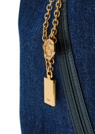 Chloe Spin Panelled Denim Tote - Blue - One Size