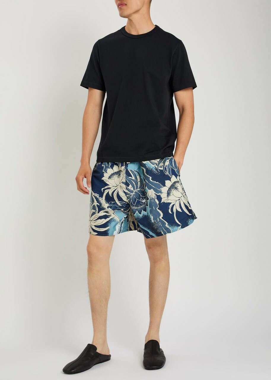 JW Anderson Hawaiian Printed Shell Swim Shorts Multicoloured 1
