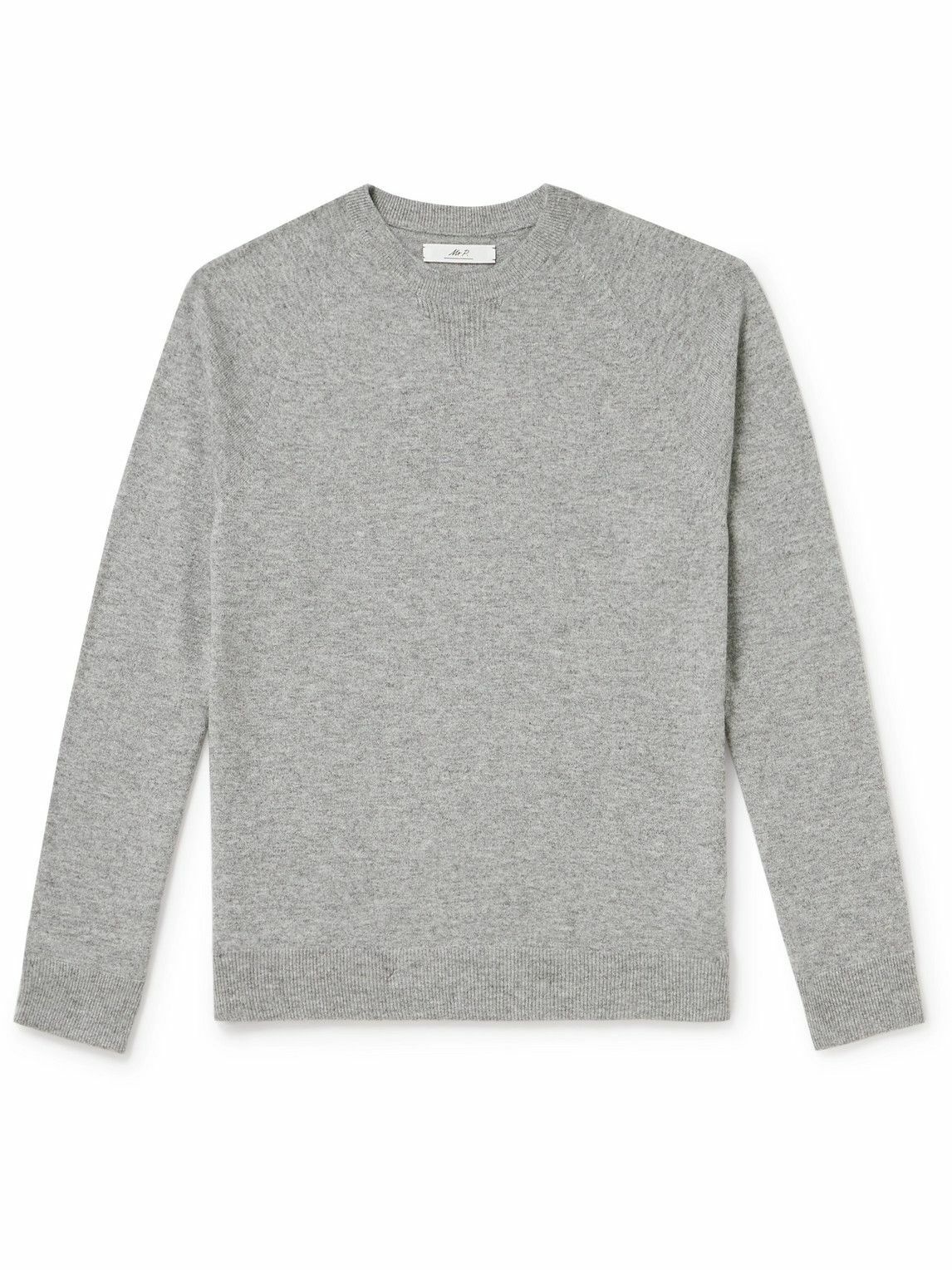 Photo: Mr P. - Wool and Cashmere-Blend Sweater - Gray