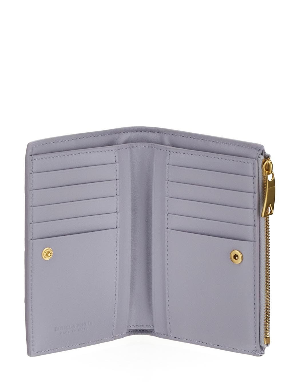 ★BOTTEGA VENETA★ Cassette Zipper Folding Half Wallet Bottega Veneta® Men's Cassette Small Bi-Fold Wallet With Zip