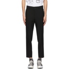 Comme des Garcons Homme Deux Black Wool and Cashmere Trousers