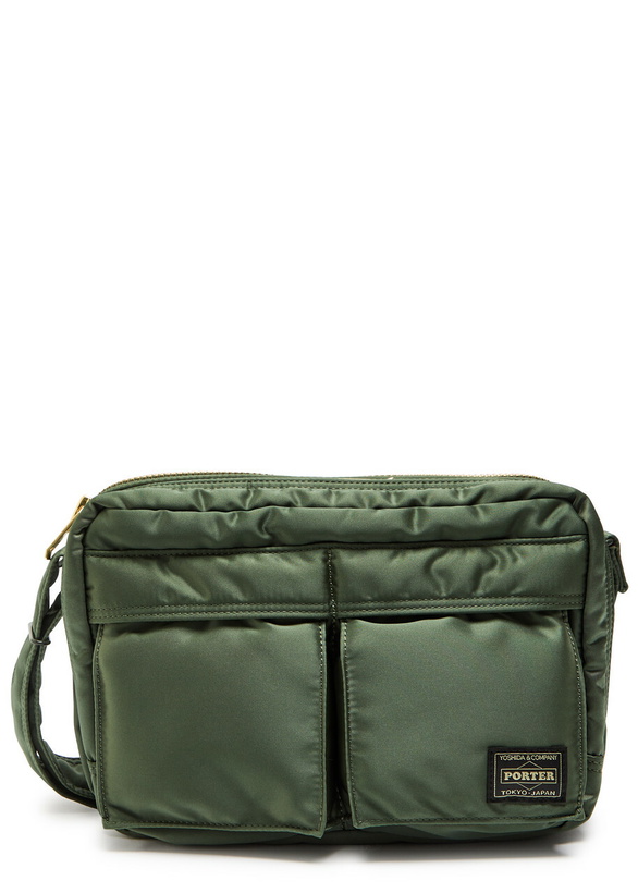 Photo: Porter Tanker Padded Satin Crossbody bag - Sage - One Size