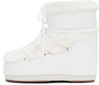 Moon Boot White Icon Low Faux Fur Boots