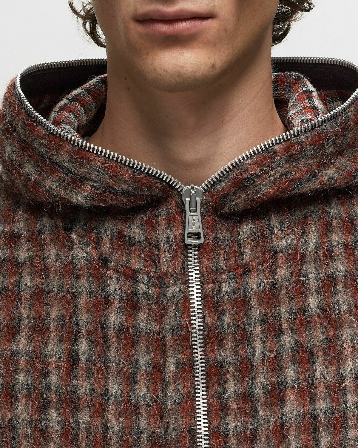 Our Legacy Full Zip Hood Brown Windbreaker Our Legacy