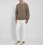 Holiday Boileau - Austin Ribbed Mélange Wool Sweater - Brown
