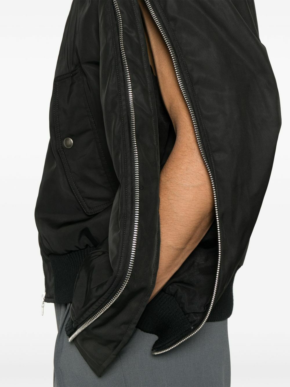 Dries Van Noten Cuff-Zip Bomber Jacket Dries Van Noten