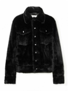 SAINT LAURENT - Faux Fur Jacket - Black
