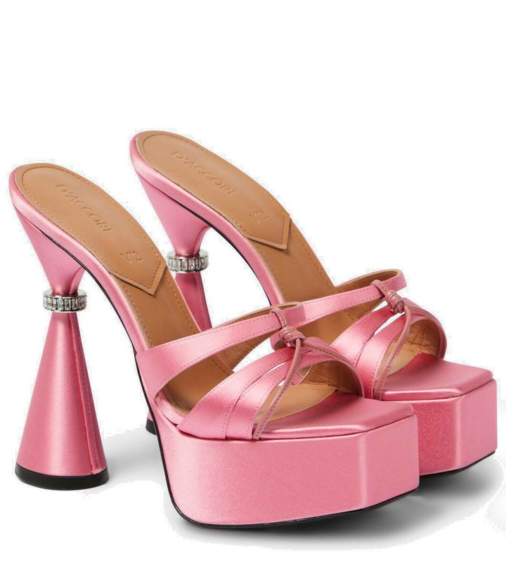 Photo: D'Accori Sienna satin platform mules