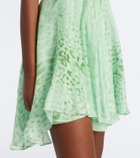 Roberto Cavalli Printed silk minidress