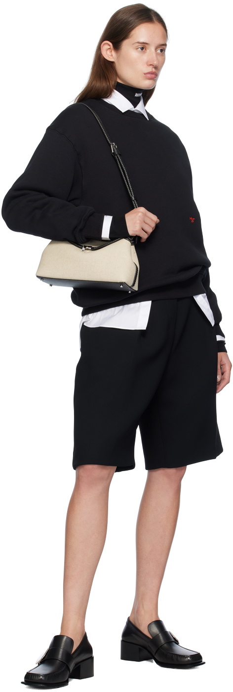 HommeGirls Black Washed Sweatshirt