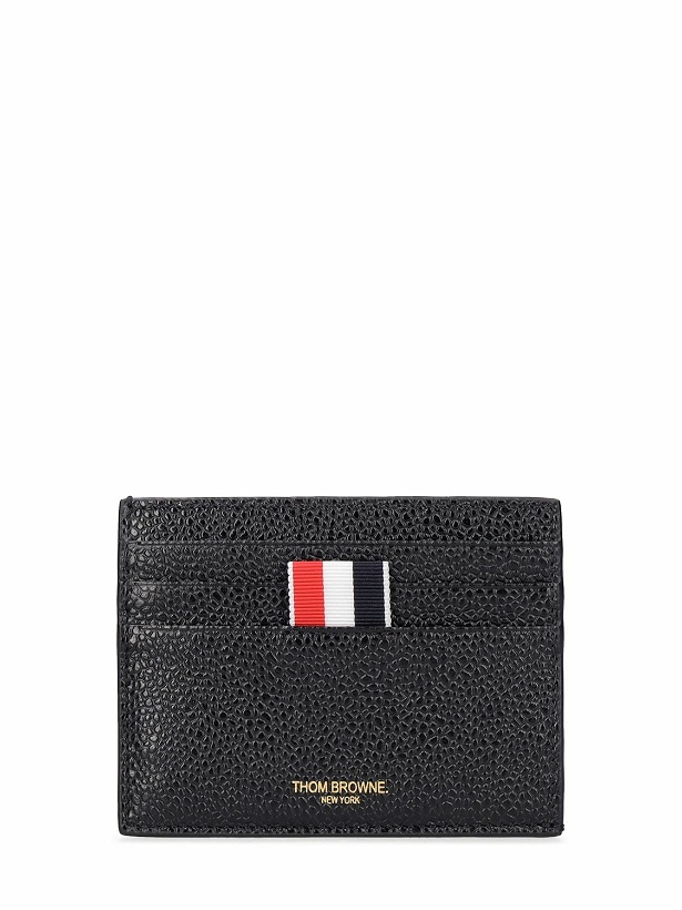 Photo: THOM BROWNE - Pebble Leather Credit Card Holder
