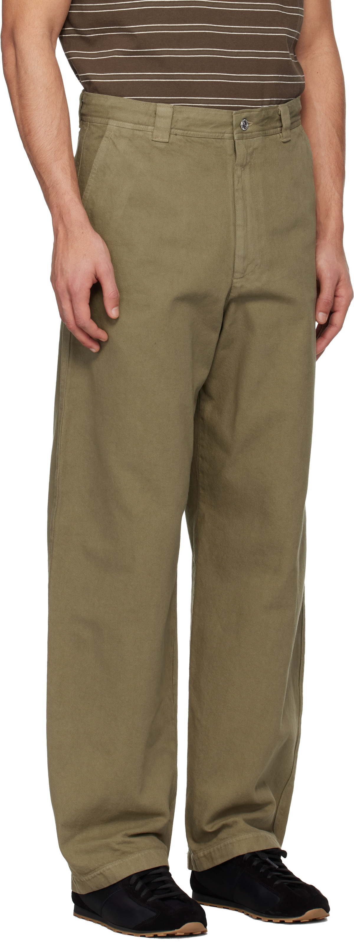 A.P.C. Khaki Chino Trousers