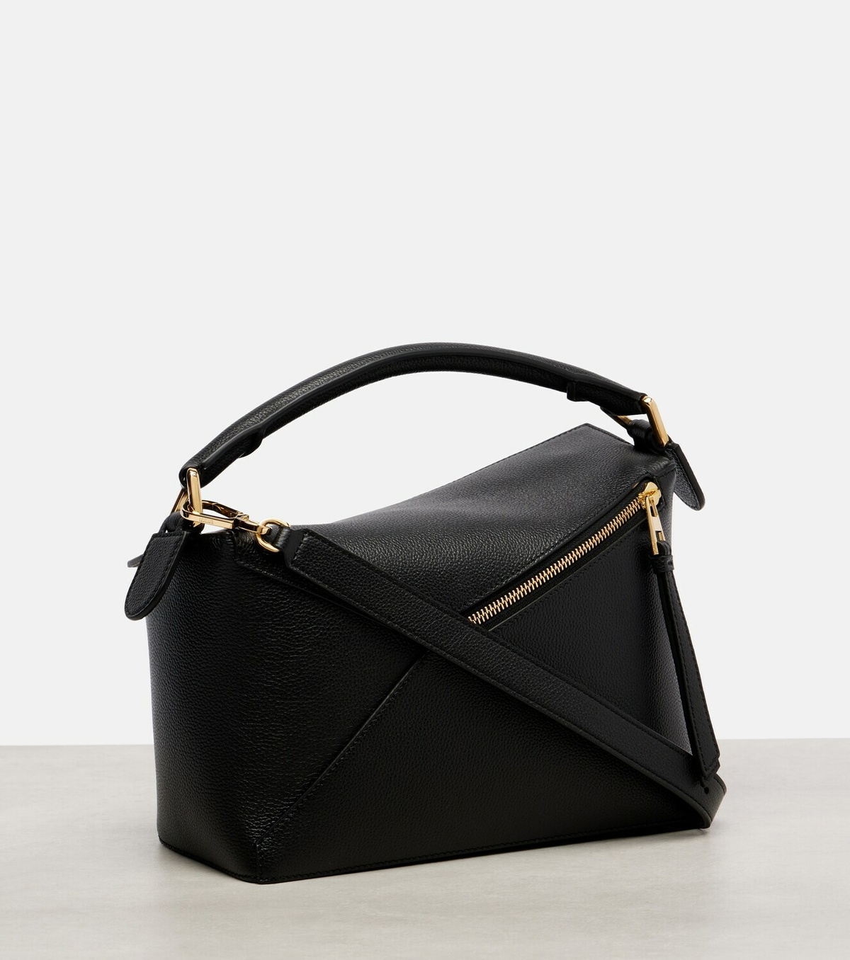 Loewe Puzzle Edge Small leather top-handle bag