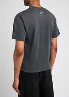 Warren Lotas Mirror Printed Cotton T-shirt Black