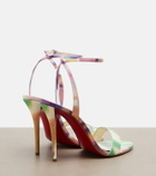Christian Louboutin Miss Z tie dye patent leather sandals