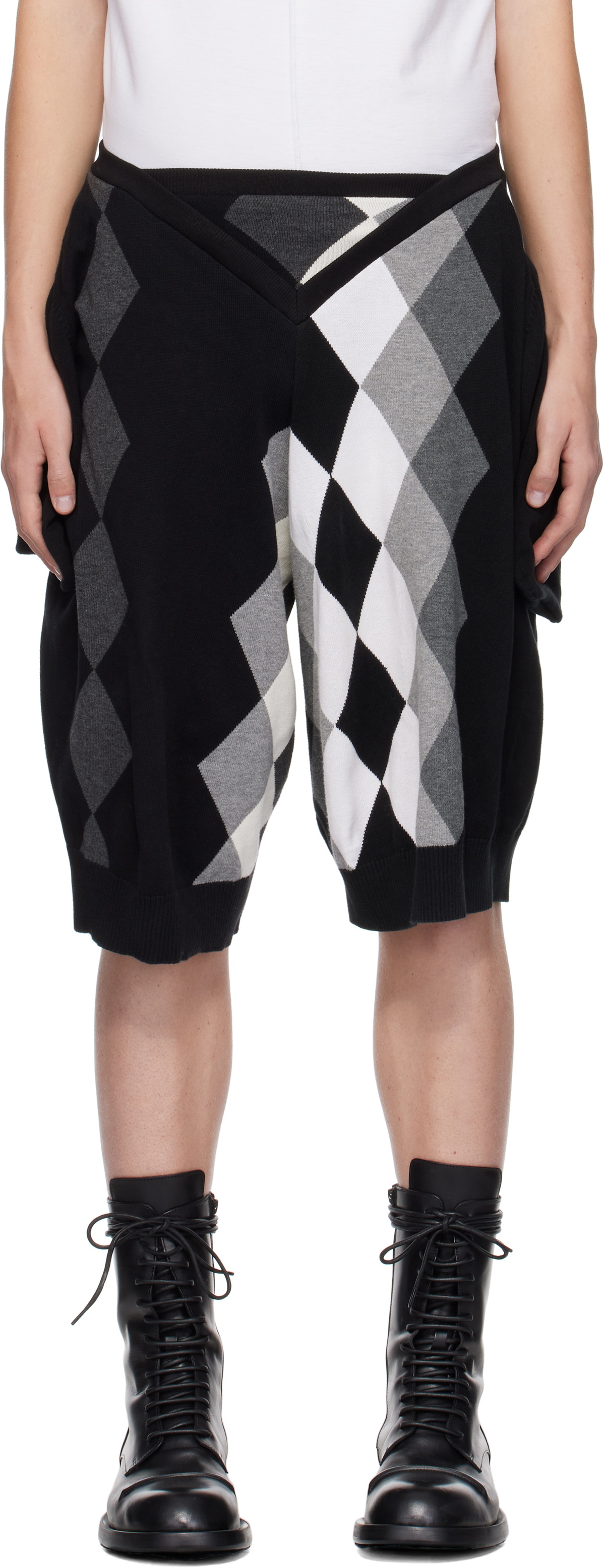 HODAKOVA Double Knitted Sweater Shorts