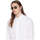 Dior Homme Silver and Green DiorInclusion Sunglasses