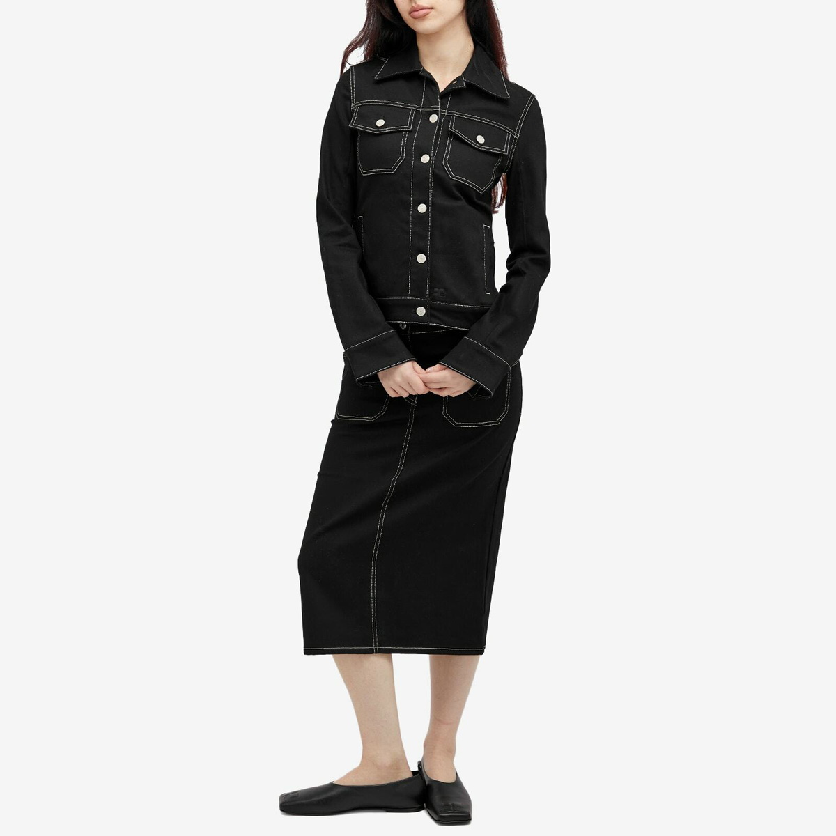 COURREGES - Woman - Black - Jacket