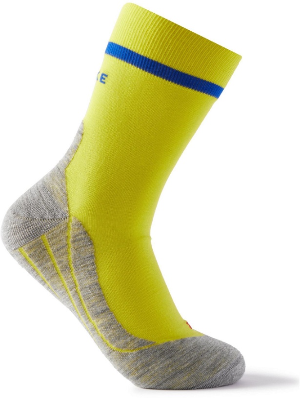 Photo: Falke Ergonomic Sport System - RU4 Stretch-Knit Socks - Yellow
