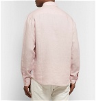 Club Monaco - Slim-Fit Button-Down Collar Slub Linen Shirt - Pink