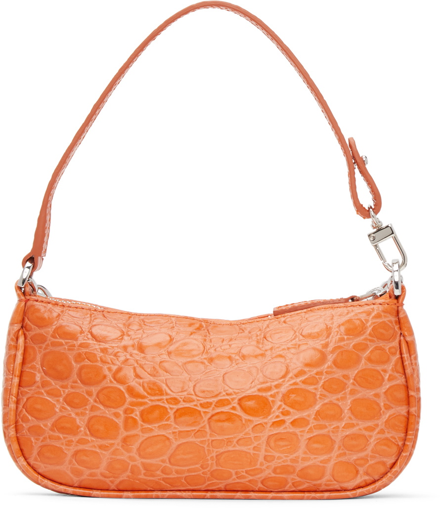 Shoulder bags By Far - Mini Rachel bag in orange color