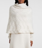 Lisa Yang Evanna cable-knit cashmere cape