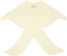 Recto Yellow Curved Collar Scarf