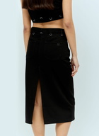 Courrèges Multiflex Denim Midi Skirt
