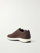 John Lobb - Elastic Stream Nubuck Sneakers - Brown