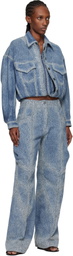 Kiko Kostadinov Blue Centennial Denim Jacket