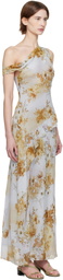 BEC + BRIDGE Blue Rahni Asym Maxi Dress