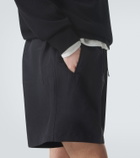 Umit Benan Julian linen and silk Bermuda shorts