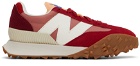 New Balance Red & White XC72 Sneakers