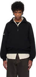 Kijun Black Half Zip-Up Sweatshirt