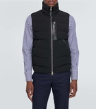 Tom Ford Leather-trimmed down vest