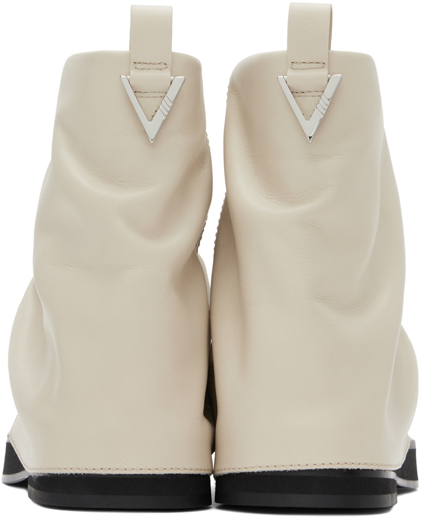 【関税込み】The Attico オフホワイト Mini Robin ブーツ The Attico Off-White Mini Robin Boots The Attico