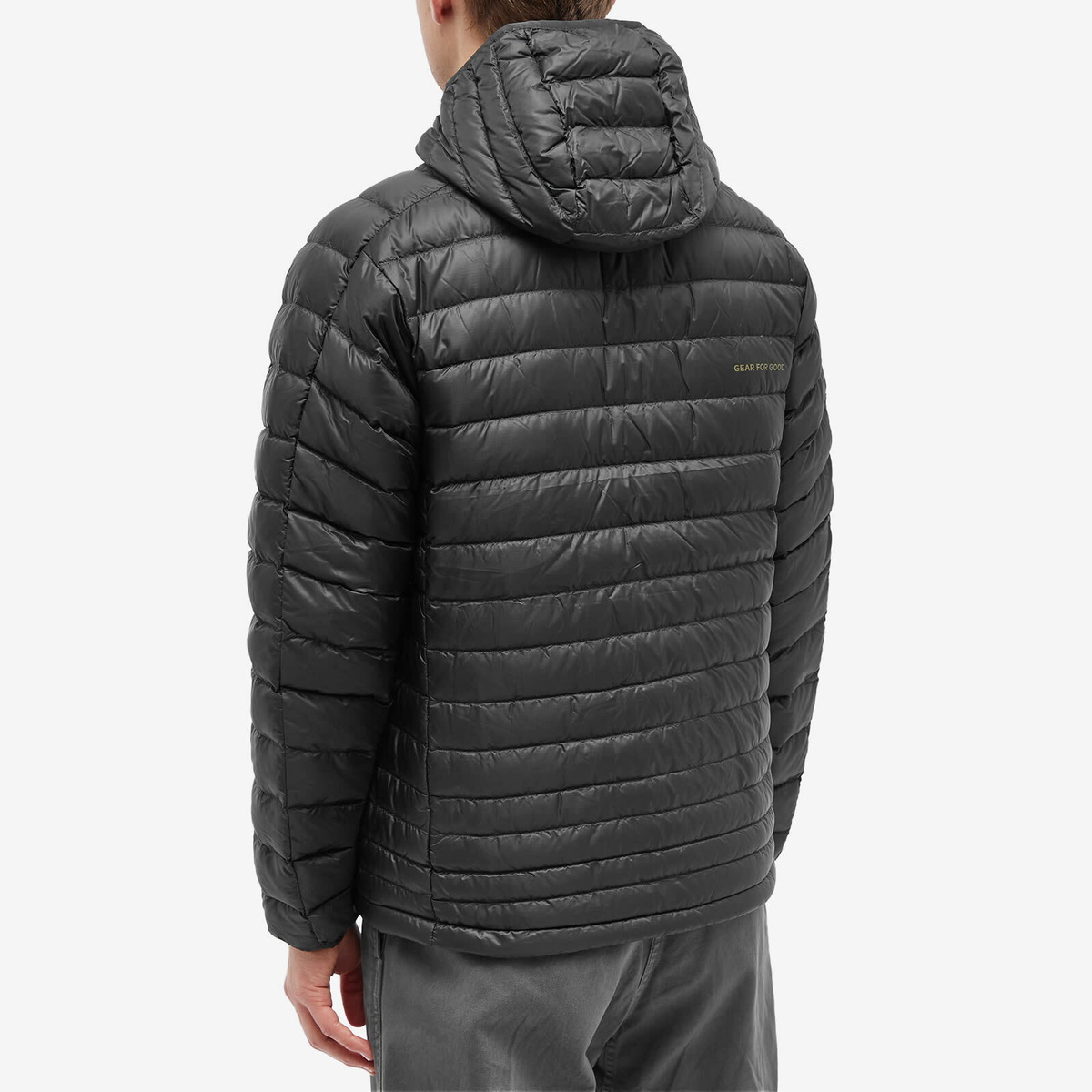 Cotopaxi Men's Fuego Down Hooded Jacket in Black/Oak Cotopaxi